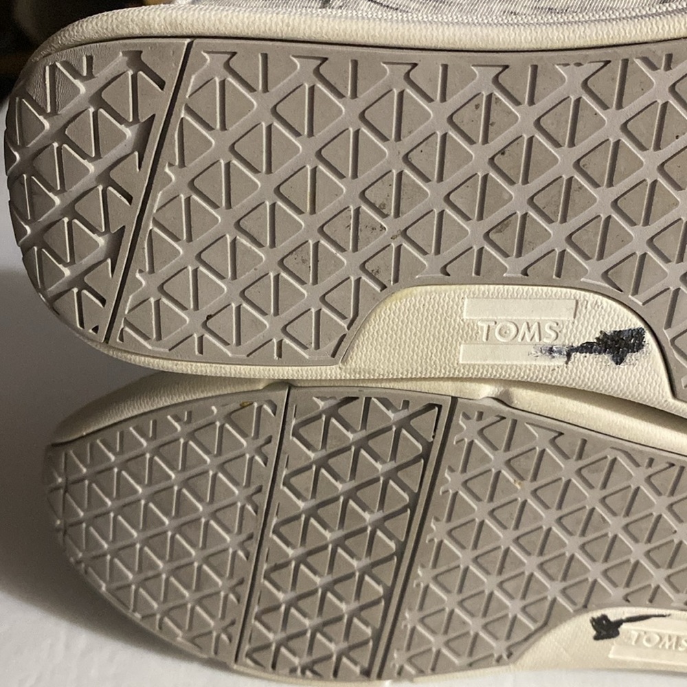 EUC TOMS DEL REY Sneakers, Birch Heather Jersey, Sz 6.5, Like new, Kicks - Picture 11 of 15